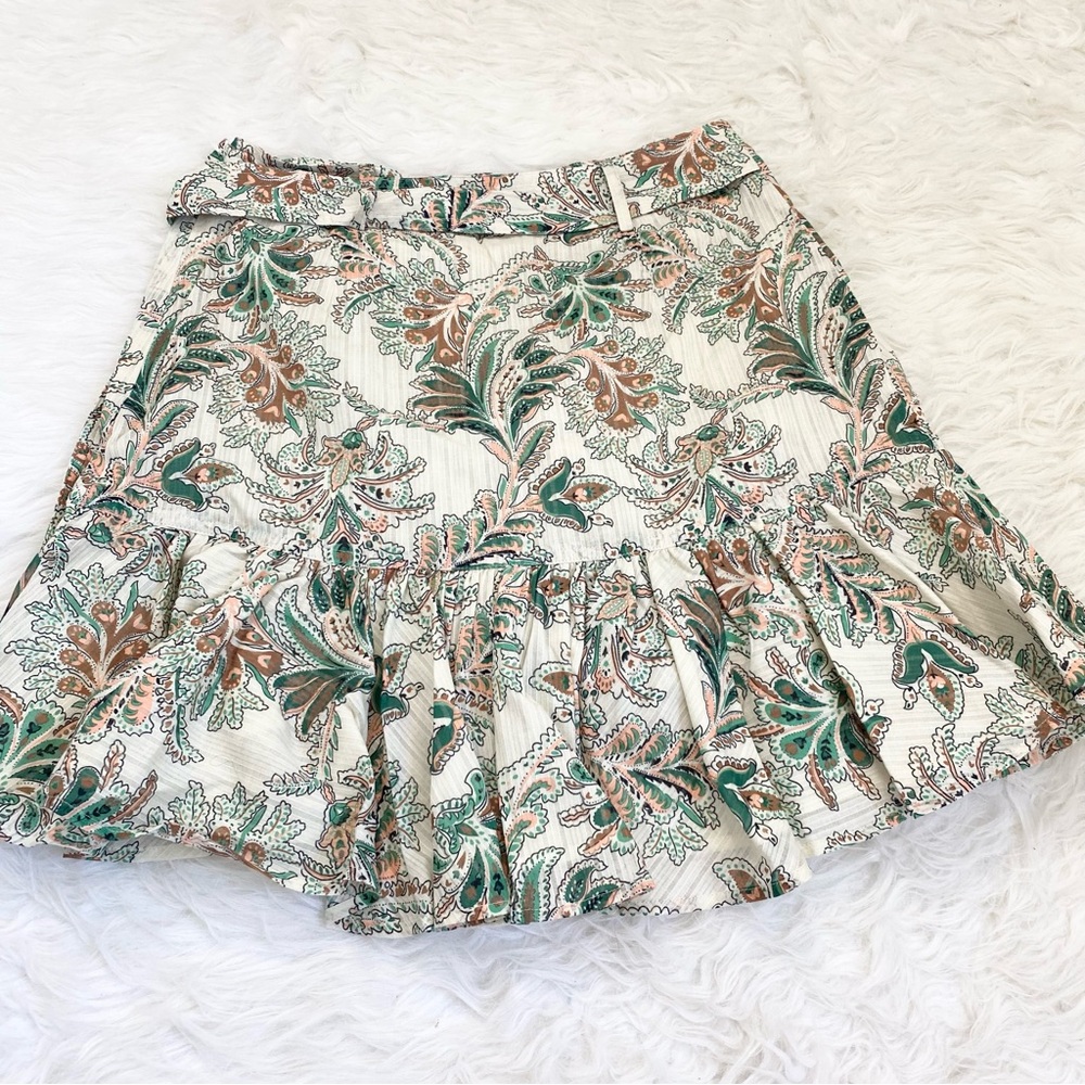 VERONICA BEARD MEMPHIS PAISLEY WRAP SKIRT - Picture 5 of 9